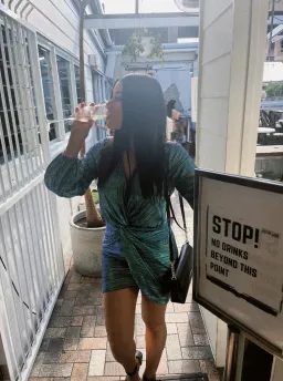 Sheike Studio Dress Green Size 8 for rent on The Volte - image 3