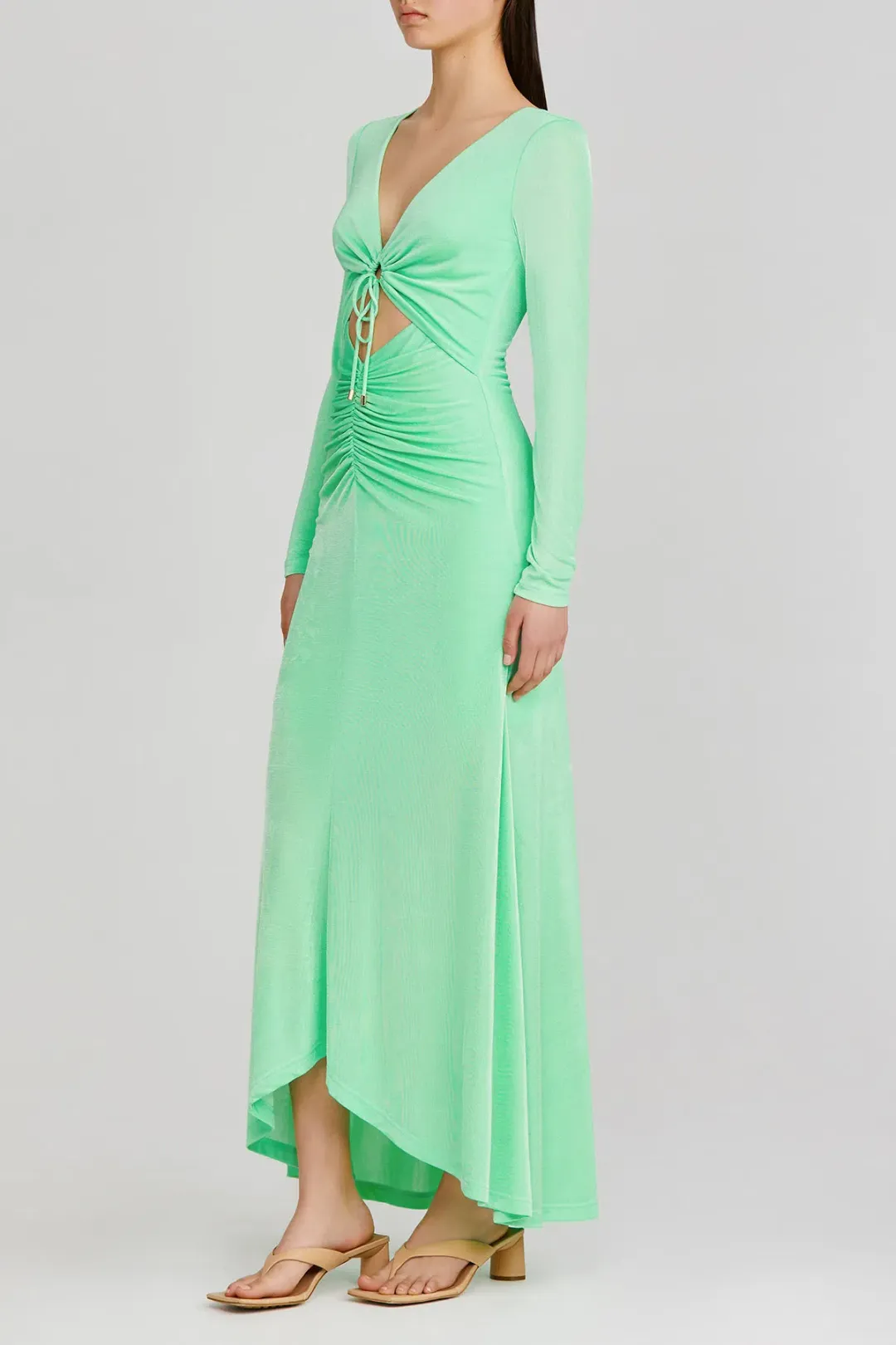 Significant Other Neave Dress | Apple Green | Size 6 for rent on The Volte - main image