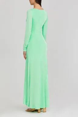 Significant Other Neave Dress | Apple Green | Size 6 for rent on The Volte - image 4