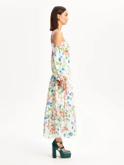 Alice McCall Rolling Meadows Midi Dress Bluebell Print Size 12 for rent on The Volte - image 4
