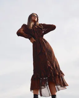 Sheike Wild Things Dress Print Size 8 for rent on The Volte - image 2