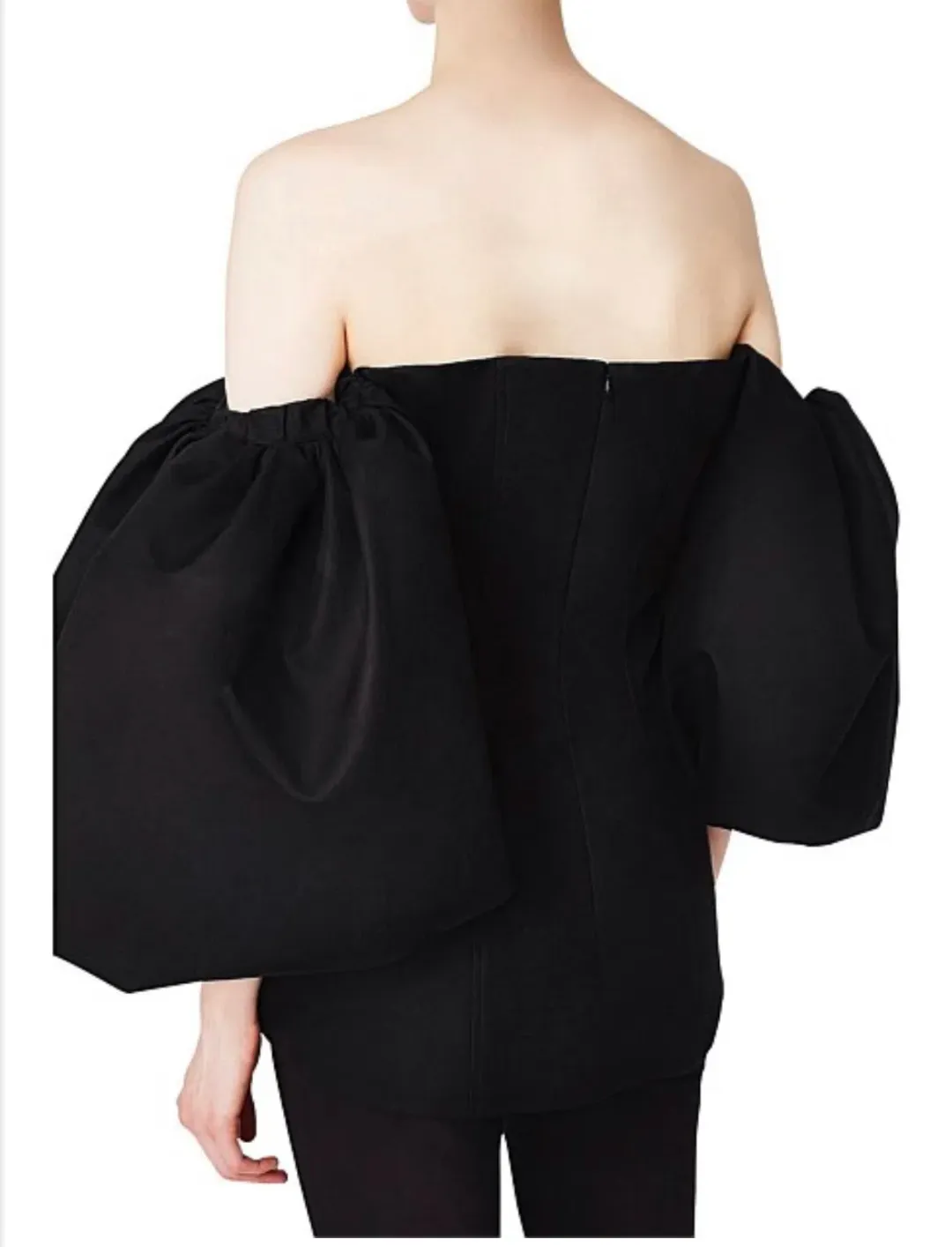 Ellery Countess Shaped Corset Top Black Size 40 for rent on The Volte - main image