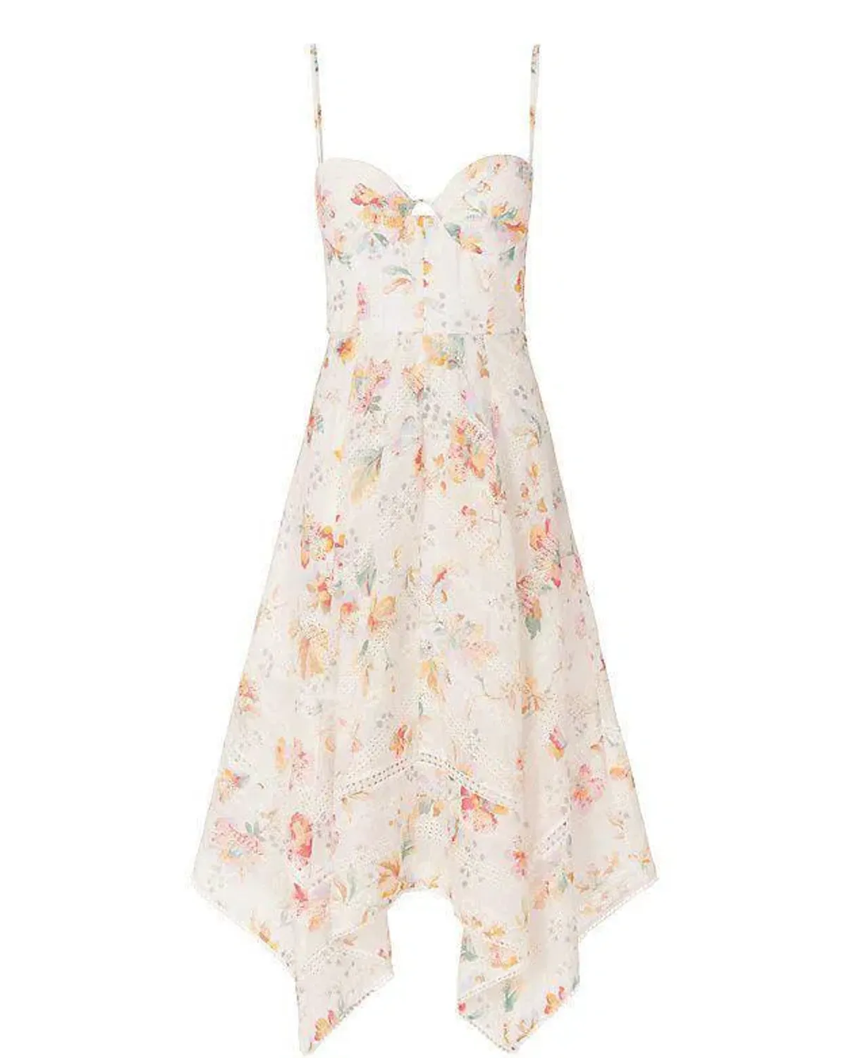 Zimmermann Belle Bustier Midi Dress Floral Size 0 / AU 8 - Image 5