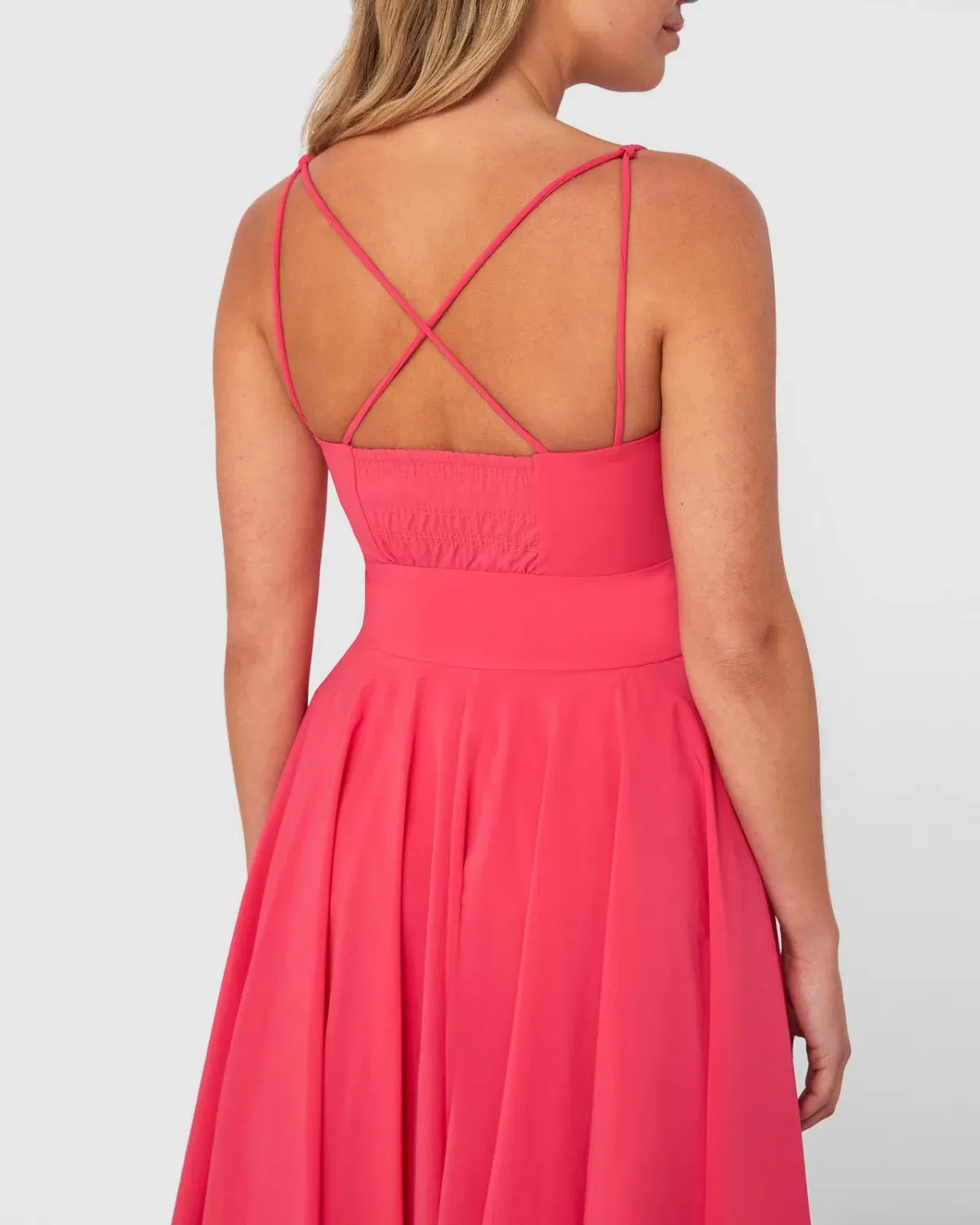 By Johnny Party Button Midi Dress Pink Size 10 - Image 3