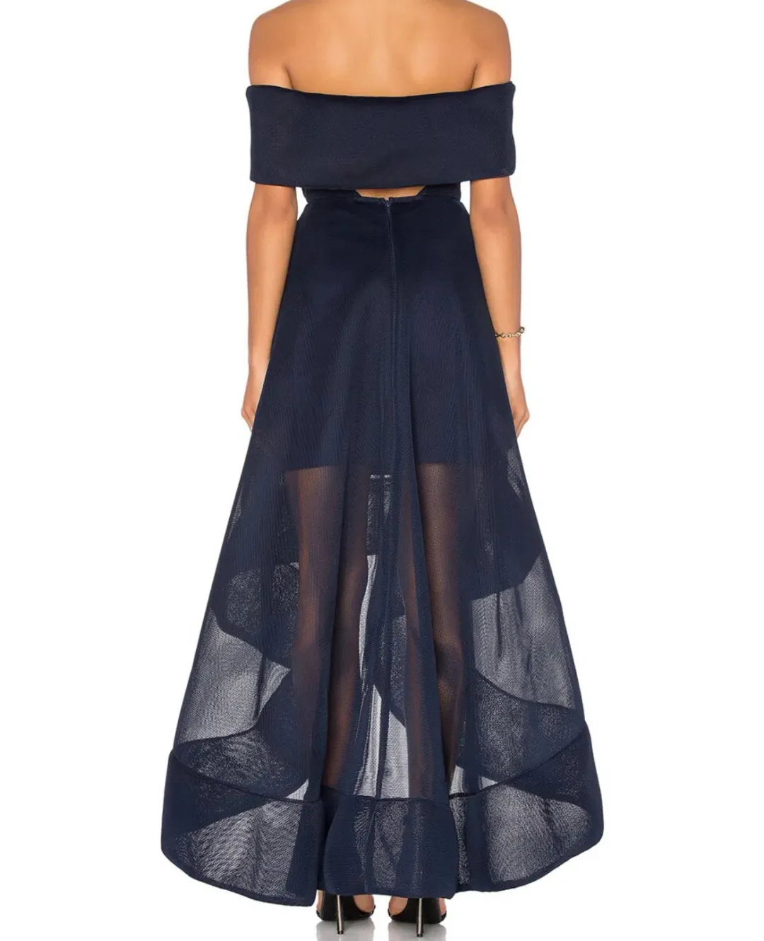 Bronx and Banco Tulip Dress Navy Size 12 for rent on The Volte - main image