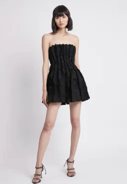 Aje Hybrid Sleeveless Mini Dress Black Size 12 for rent on The Volte - image 1