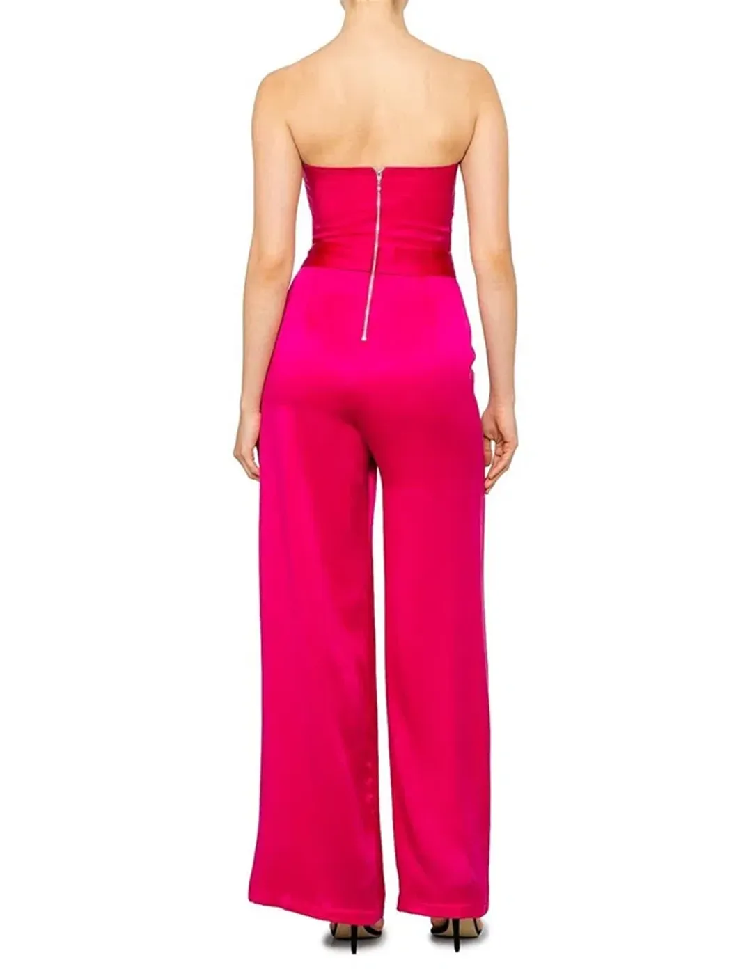 Bec & Bridge Grand Amour Jumpsuit Hot Pink Size 10 for rent on The Volte - main image