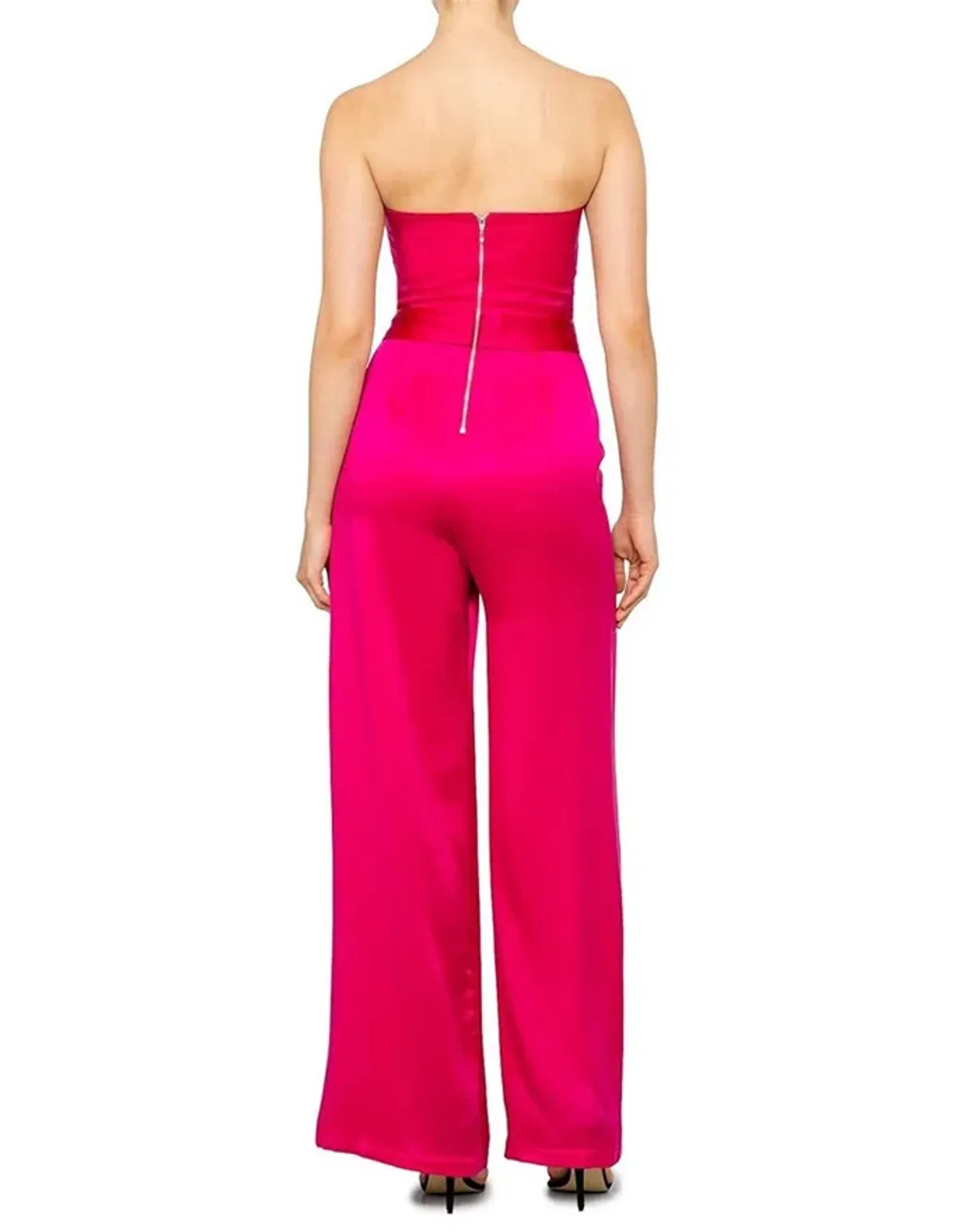Bec & Bridge Grand Amour Jumpsuit Hot Pink Size 10 - Image 3