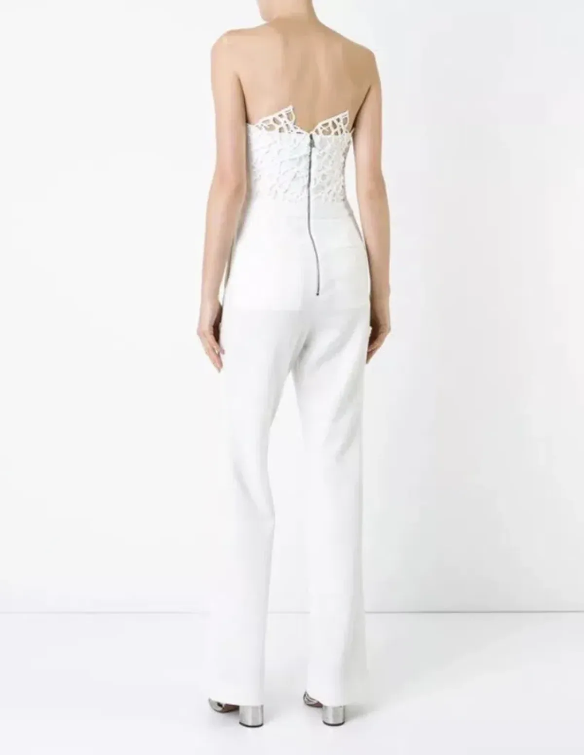 Rebecca Valance White Jumpsuit - Image 2