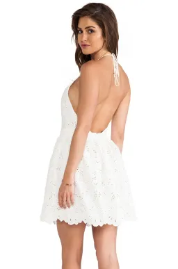 Zimmermann Roamer Halter Dress White Size 8 for rent on The Volte - image 3