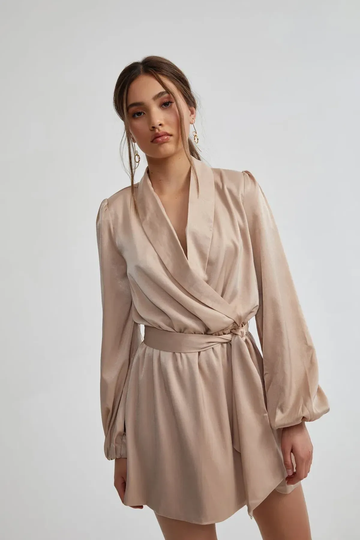 Lexi Zuri Dress Brown Size 6 - Image 2