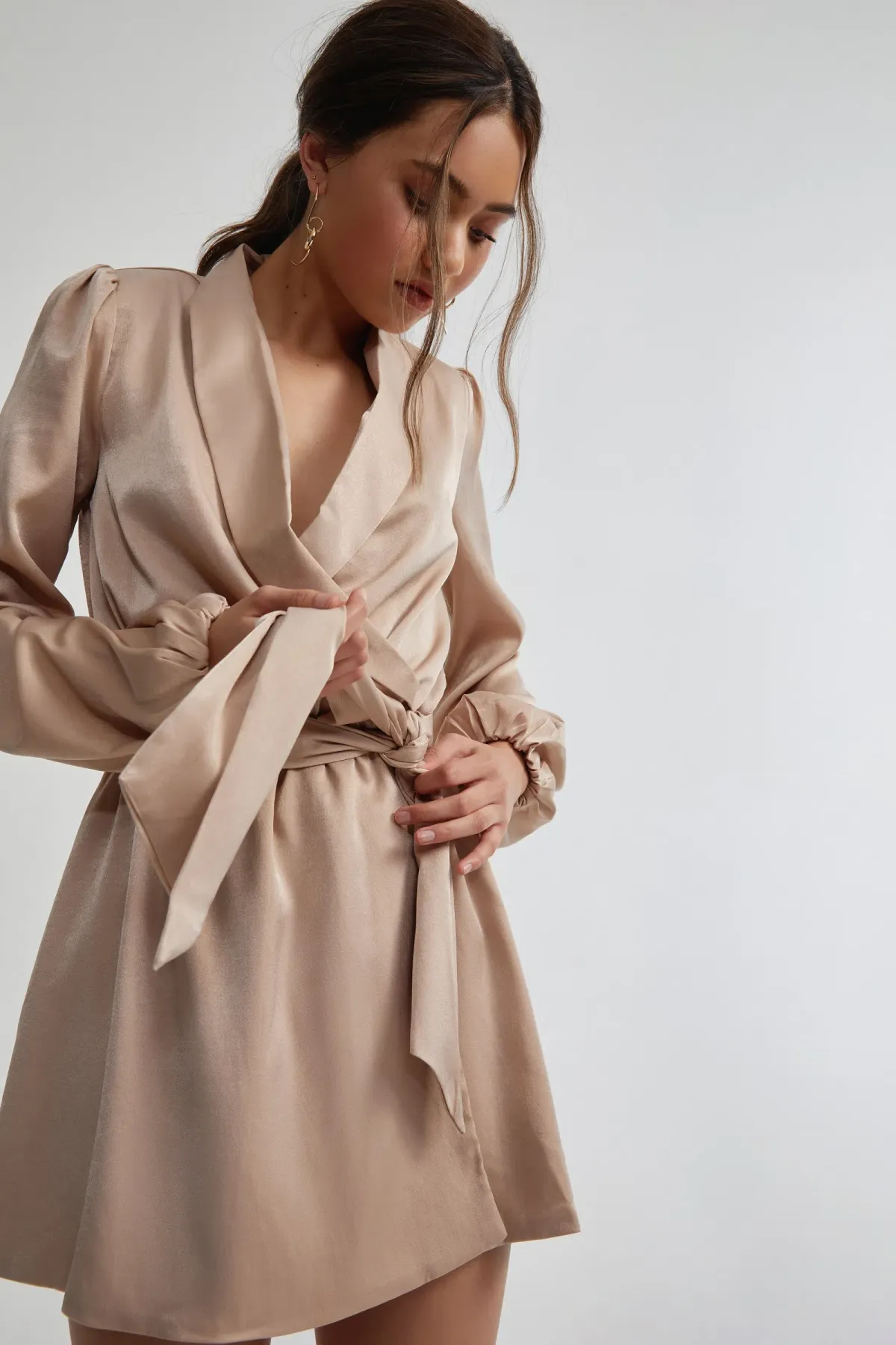 Lexi Zuri Dress Brown Size 14 - Image 4