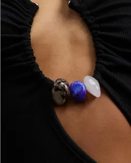 Christopher Esber Quartz Split Ruched Tank Dress Black Size 8 for rent on The Volte - image 5