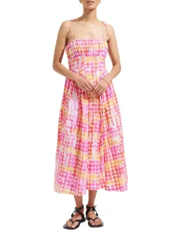 Steele Marina Dress Pink Classic Gingham Print Size L / AU 12 for rent on The Volte - image 1