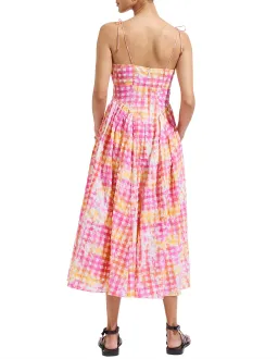 Steele Marina Dress Pink Classic Gingham Print Size L / AU 12 for rent on The Volte - image 2