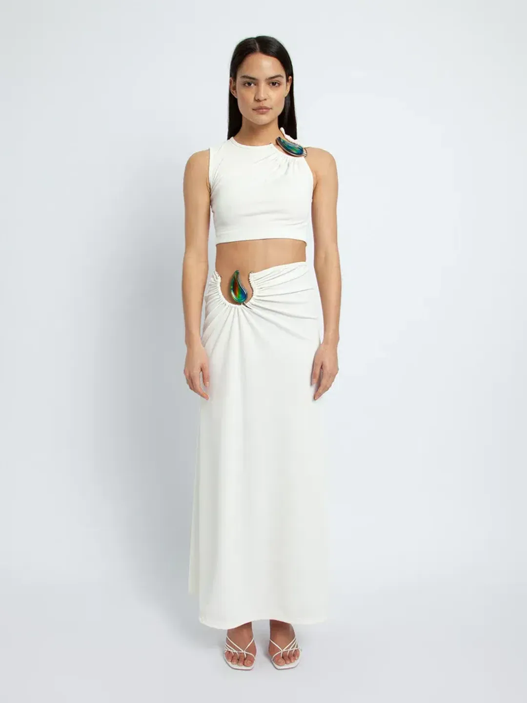 Christopher Esber Moodstone Set White Size 6 for rent on The Volte - main image