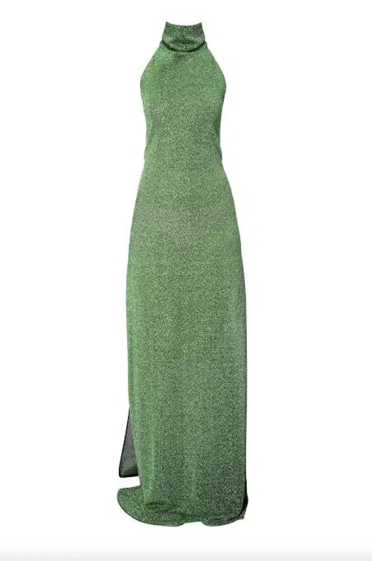 Oseree Lumiere Turtleneck Dress in Green Size 10 - Image 2