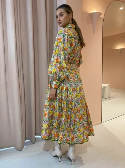 Alemais Cabana Midi Shirtdress Print Size 8 for rent on The Volte - image 2