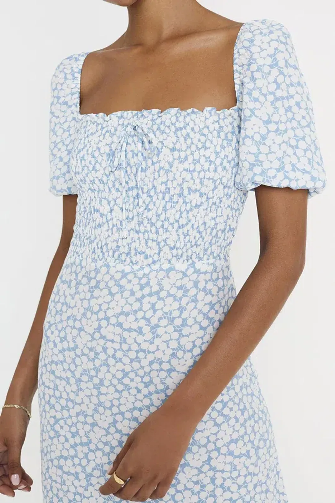 Faithfull Majorelle Midi Dress Bella Floral Size 8 for rent on The Volte - main image