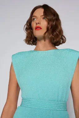 Scanlan Stretch Reptile Dress Mint Size 8 for rent on The Volte - image 4