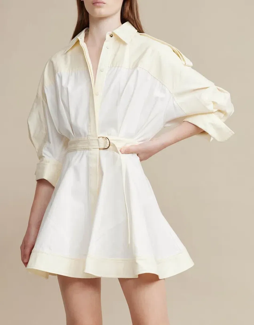 Acler Vienna Dress Yellow Size 8 for rent on The Volte - main image