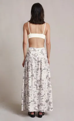 Bec & Bridge Gardenia Linen Maxi Dress Floral Size 8 for rent on The Volte - image 3