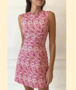 Rebecca Vallance - Estelle Mini Dress Floral - Size 10 for rent on The Volte - image 2
