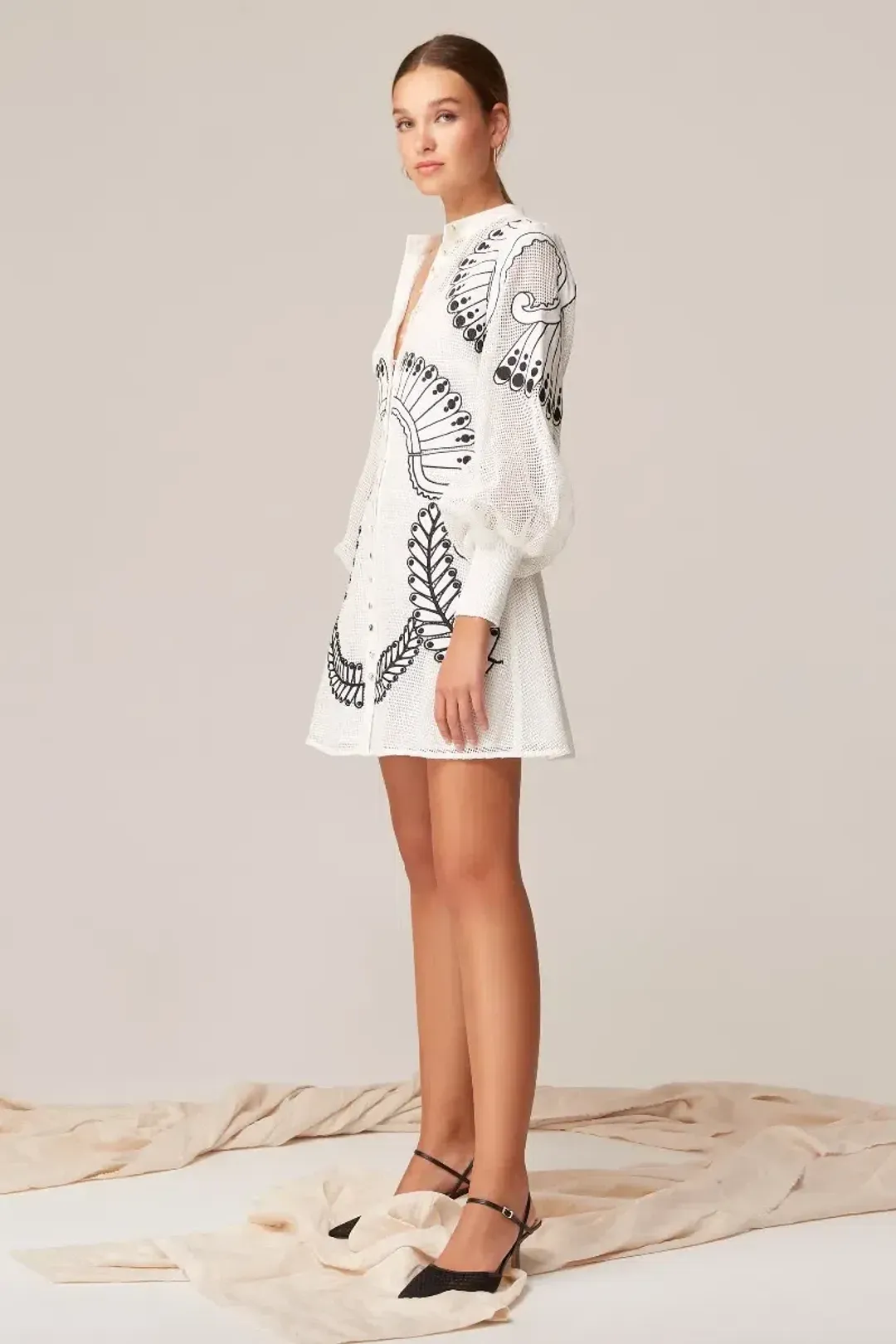 Keepsake The Label Alchemy Long Sleeve Mini Dress Print Size 6 for rent on The Volte - main image