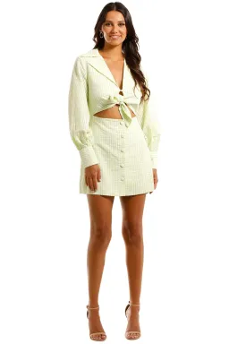 Alice McCall Her Story Mini Dress Green Check Size 6 for rent on The Volte - image 1