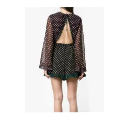 Zimmermann Maples Playsuit in Polka Dots Print Size 1 / Au 10 for rent on The Volte - image 3