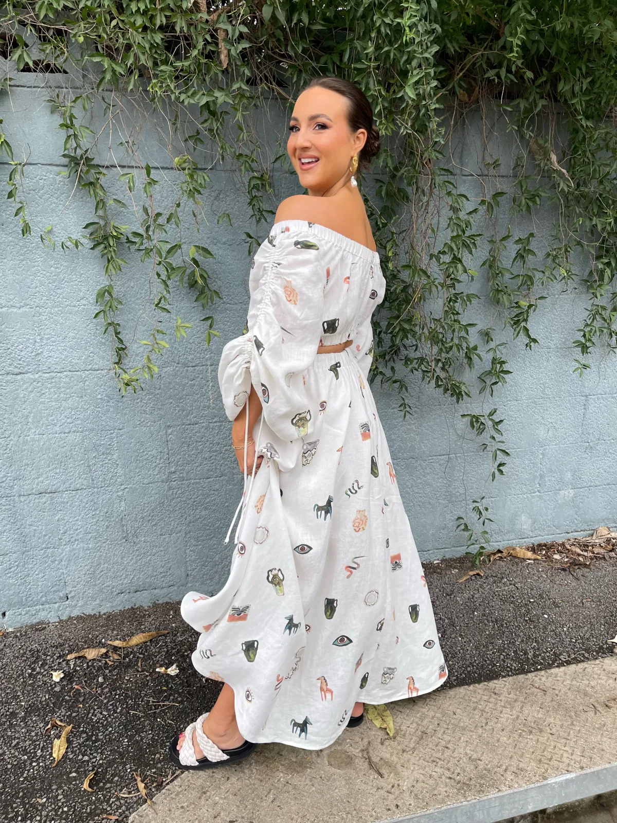 Alemais Hera Top and Skirt Set Print Size 8 - Image 3