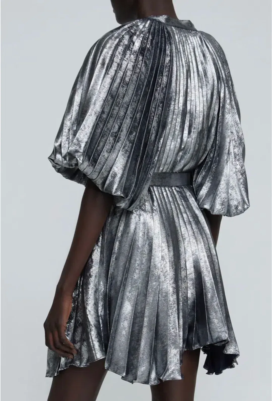 Acler The Preston Dress in Gunmetal Size 12 for rent on The Volte - main image