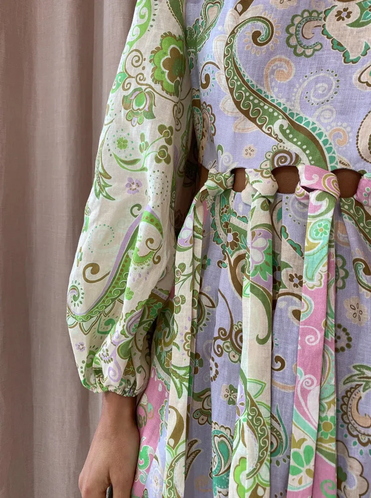 Alemais Marta Cutout Midi Dress Multi Size 8 - Image 4