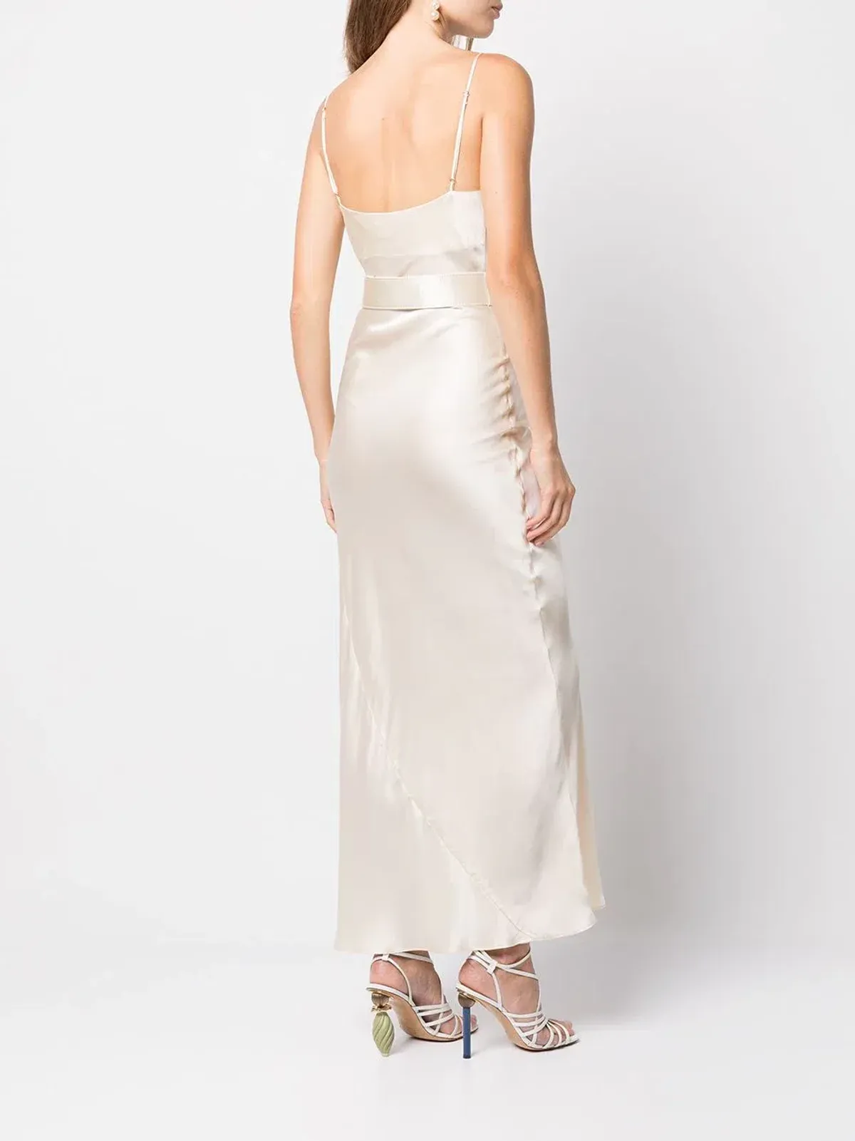 Nicholas Simone Dress Ivory Size 6 - Image 3