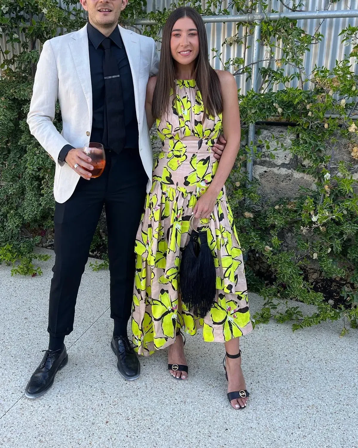 Aje Pelicano Tiered Dress Print Size 6 - Image 4