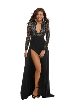 Elle Zetoune Alexandria Dress Black Size 8 for rent on The Volte - image 1