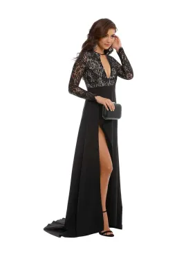 Elle Zetoune Alexandria Dress Black Size 8 for rent on The Volte - image 2