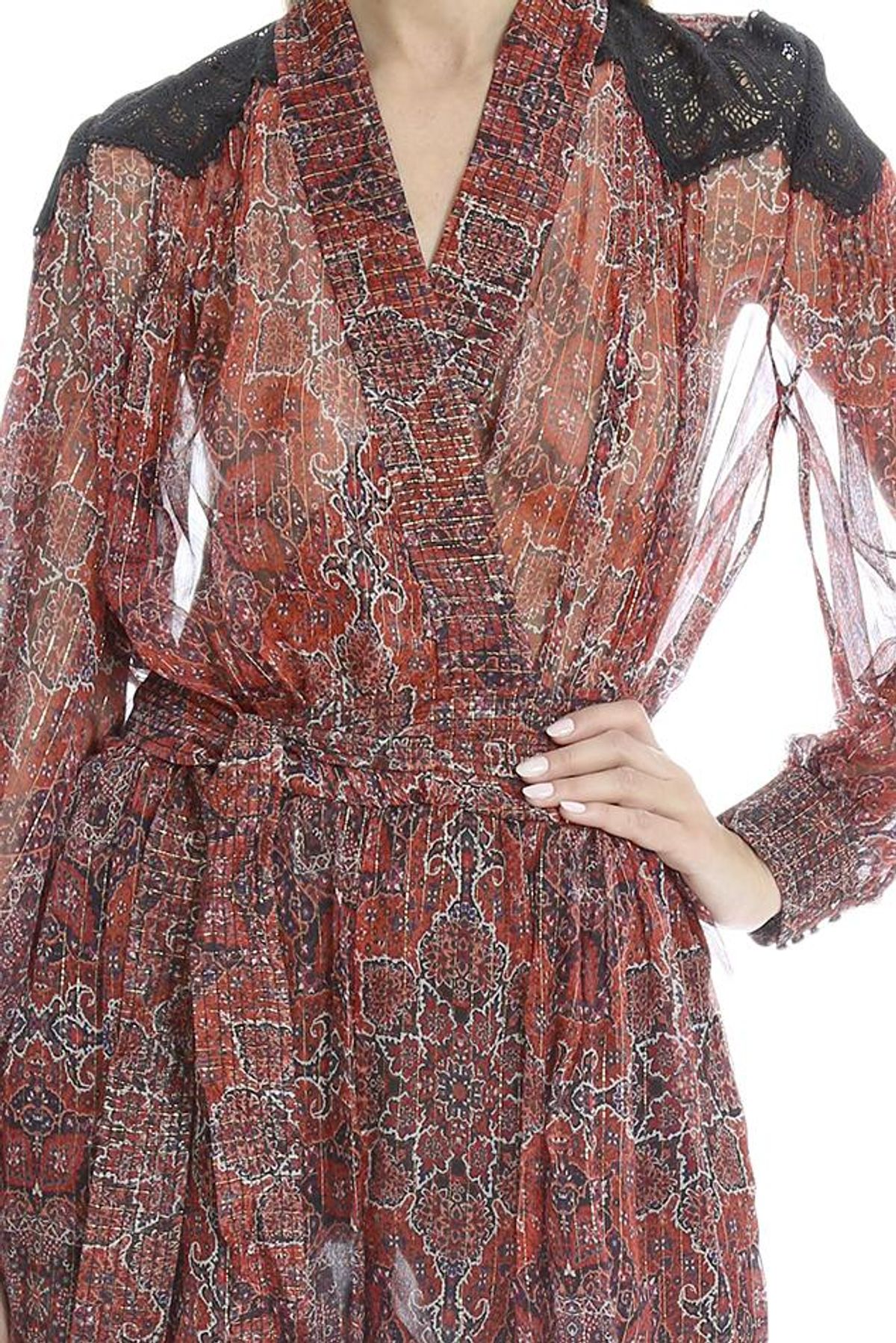 Zimmermann Empire Filigree Playsuit Rouge Konya Size 1 / AU 10 - Image 7
