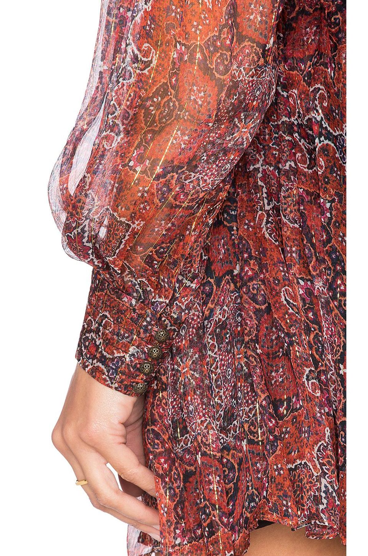 Zimmermann Empire Filigree Playsuit Rouge Konya Size 1 / AU 10 - Image 8