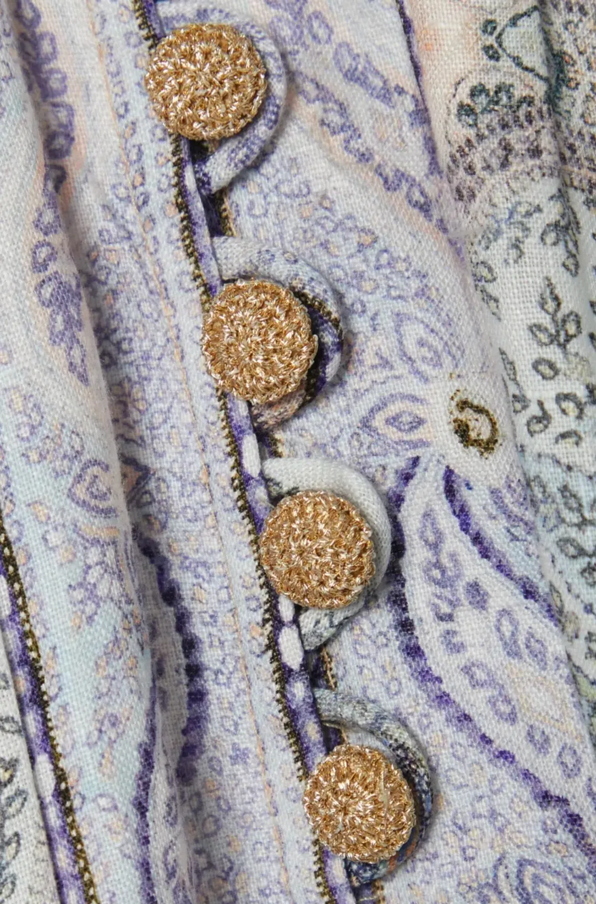 Zimmermann Anneke Lantern Midi Dress Spliced Print Size 4 / AU 16 - Image 4