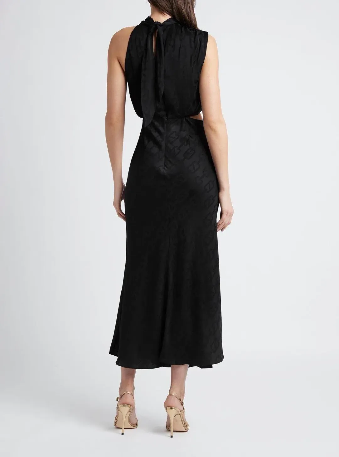 Sheike Reflections Dress Black Size 14 for rent on The Volte - main image