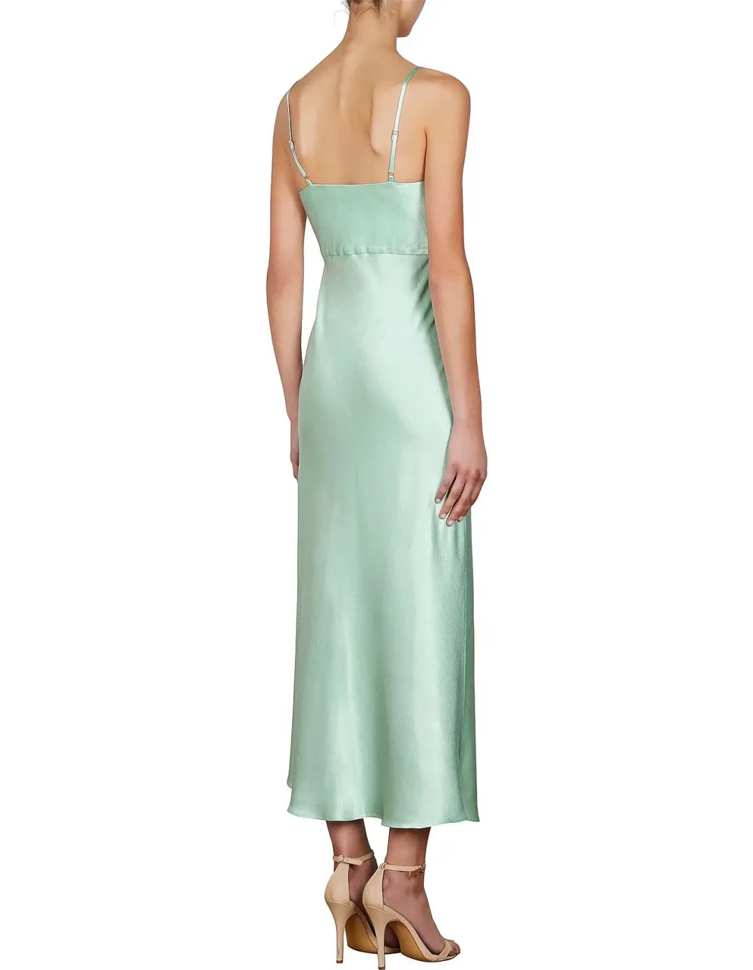 Shona Joy Jefferson Ruched Midi Dress Mint Size 12 for rent on The Volte - main image