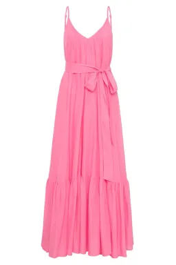 Spell Azalea Strappy Maxi Dress Pink Size 12 for rent on The Volte - image 4