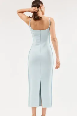 Paris Georgia Heart Dress Mineral Blue Size 6 for rent on The Volte - image 3