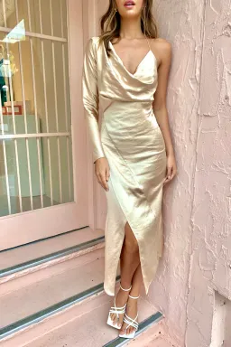 One Fell Swoop Daze Mini Dress Duchess Gold Size 8 for rent on The Volte - image 1