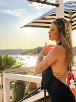 Rat & Boa Donyale Dress Black Size 10 for rent on The Volte - image 4