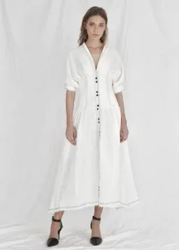 Aje Isotoma Midi Dress White Size 6 for rent on The Volte - image 1