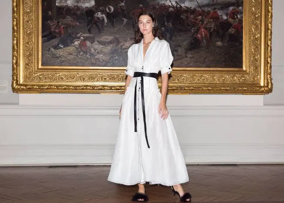 Aje Isotoma Midi Dress White Size 6 for rent on The Volte - main image