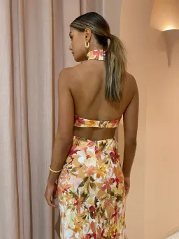 Significant Other Lapis Dress Watercolour Floral Print Size 14 for rent on The Volte - image 4