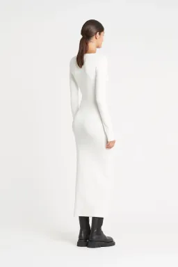 Sir the Label Celena Draped Dress White Size AU 10 for rent on The Volte - image 3
